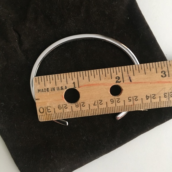 Micheal Kors Silvertone Pave Open Cuff - Picture 8 of 8